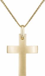 Βαπτιστικοί Σταυροί με Αλυσίδα Χρυσός σταυρός αρραβώνα Κ14 με αλυσίδα 033728C 033728C Ανδρικό Χρυσός 14 Καράτια από το Kosmima24