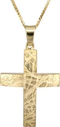 Βαπτιστικοί Σταυροί με Αλυσίδα Βαπτιστικός σταυρός για αγόρι Κ18 025876C 025876C Ανδρικό Χρυσός 18 Καράτια από το Kosmima24