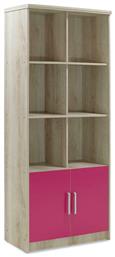 Βιβλιοθήκη Looney Castillo-Ροζ 80.5x36,5x183.5cm από το Designdrops