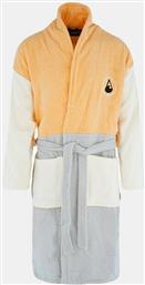 Bathrobe Tres Unisex Μπουρνούζι WH45-DOS Grey – white - apricote Wave Hawaii