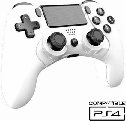 White Shark Centurion Ασύρματο & Ενσύρματο Gamepad για PS3 / PS4 Λευκό από το Public