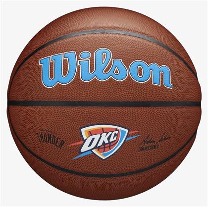 NBA Oklahoma City Thunder Μπάλα Μπάσκετ Indoor/Outdoor Wilson από το Z-mall