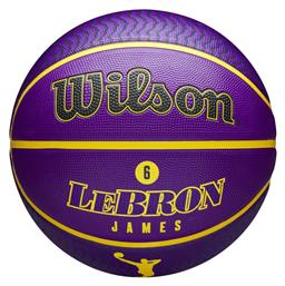 NBA Player Icon LeBron James Μπάλα Μπάσκετ Outdoor Wilson από το Plus4u