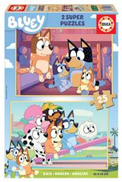 Ξύλινο Παιδικό Puzzle Bluey 50pcs για 3+ Ετών Educa από το GreekBooks