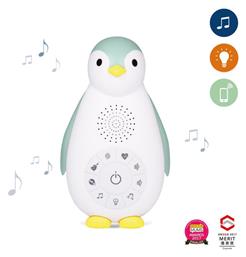 Zoe Πιγκουίνος Ύπνου Λευκούς Ήχους Bluetooth Φώς Νυκτός Μπλε Επαναφορτιζόμενο Zazu