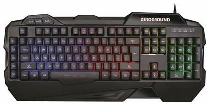 KB-2500G Hanzo v2.0 Gaming Πληκτρολόγιο με RGB φωτισμό (Αγγλικό US) Zeroground