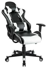 Zita Plus A6250 Καρέκλα Gaming Δερματίνης Μαύρο/Λευκό από το Designdrops
