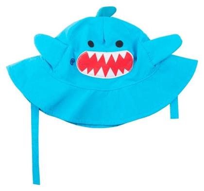 Zoocchini Παιδικό Καπέλο Bucket Υφασμάτινο Αντηλιακό Καρχαριάκι Γαλάζιο